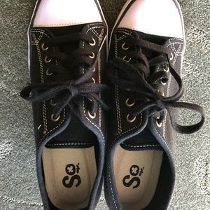 “SO” Canvas Sneakers